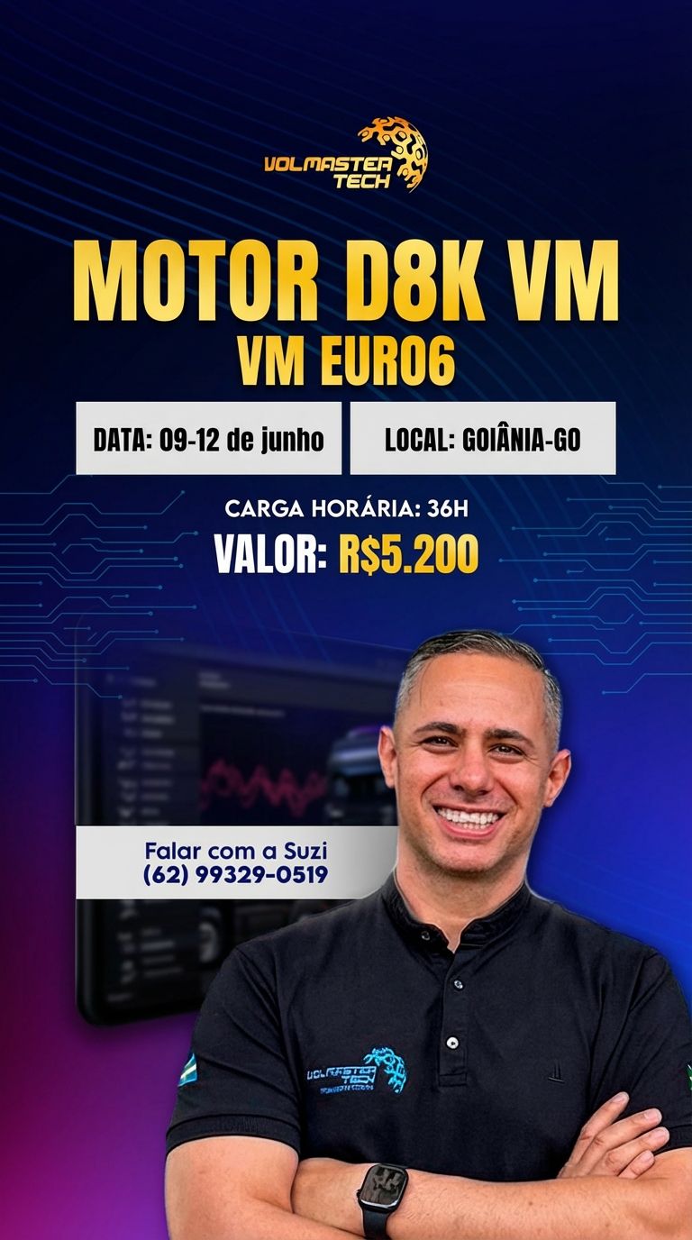 Motor D8K VM EURO 6